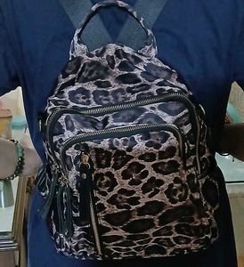Animal Print Backpack