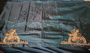 Aari work blouse material piece