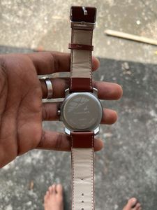 Fastrack Analog Watch with Brown Strap