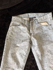 Patterned Denim Armani Exchange Jeans