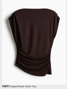 H&M Ruched Detail Dolman Sleeve Top