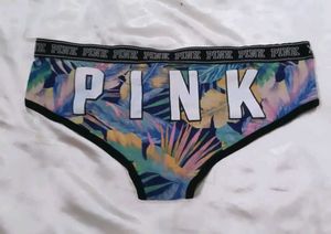PINK Tropical Print Briefs