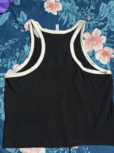 H&amp;M Black Racerback Tank Top