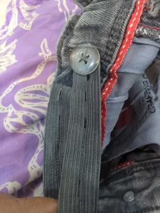 Stylish Gray Denim Jeans
