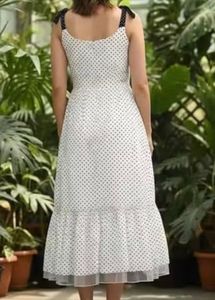 Elegant White Midi Dress
