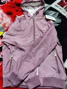 Mauve Windbreaker Jacket