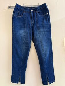 Women's High-Waisted Split Hem Jeans