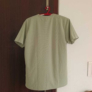 Olive Green T-Shirt with Unique Detail