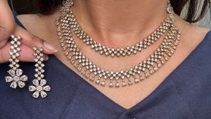 Antique Finish Two-Layer Necklace Set ❤️