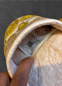Versace Gold Medusa Slippers