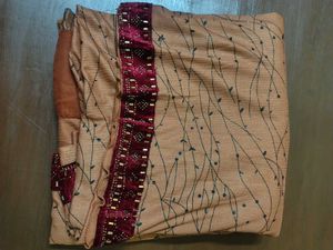 Elegant Embroidered Saree