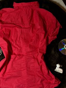 Pinterest Office Core Reddish Pink Shirt