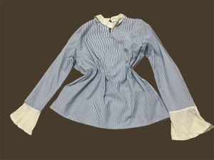 Striped Bell Sleeve Top