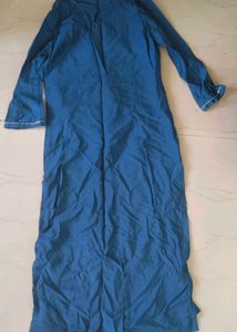 Elegant Embroidered Blue Kurta