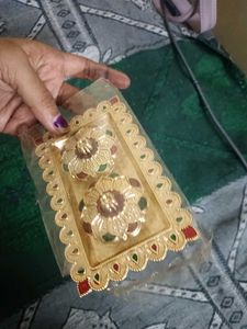 Decorative Pooja Tray