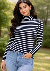 cute Korean High neck