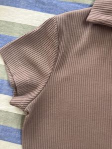 Ribbed Polo crop Top