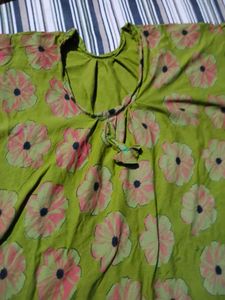 Floral Print Cotton maxi
