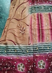 Elegant Embroidered saree