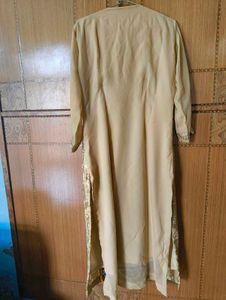 Gold Embroidered Kurta