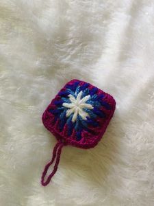 Handmade Crochet Earpod pouch
