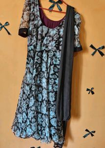 Trending anarkali full flare dress