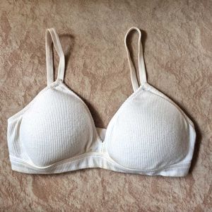 westside white waffle bra 🍥