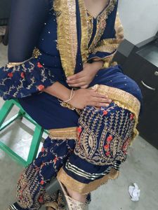 Beautiful Navy Blue Lehenga Choli