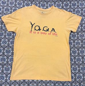 Yellow Cotton T-Shirt