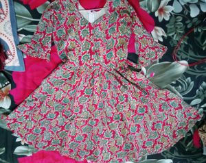 Floral Print Fit &amp; Flare Dress