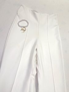 White Flared Pants