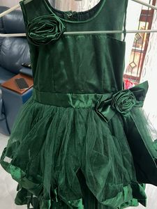 Beautiful Emerald Green Party Dress