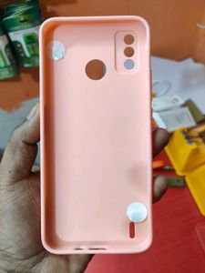 Tecno Spark Go 2020 Pink Glitter Back Cover with B