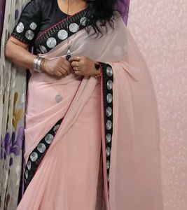 Pretty Pink Saree