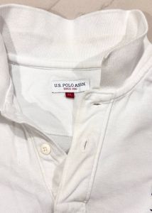 U.S. Polo Assn. White Pol