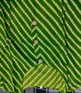 Green Bandhani Cotton Kurti
