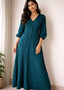 Beautiful Teal Maxi Dress