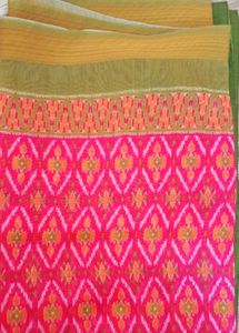OFFER! RAW POCHAMPALLY SILK KURTA MATERIAL FOR S