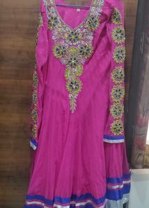 Beautiful Pink Embellished Kurta