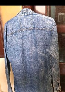Denim Wash Full Sleeve Shirt