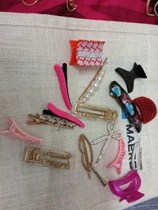Assorted Hair Clips & Barrettes Set