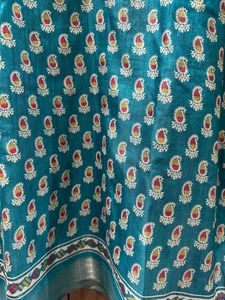 last price Teal Printed Kurta