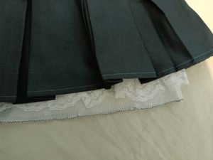 Cute Pleated Mini Skirt with Bows
