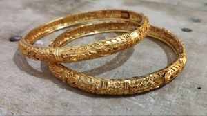Gold Plated Bangle Set