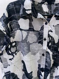Stylish Printed Tie-Front Blouse