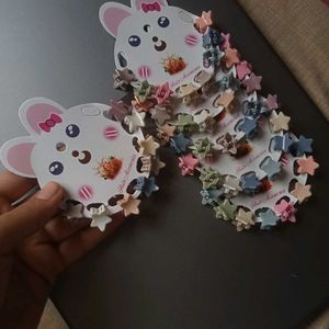 Cute Star Hair Clips Set
