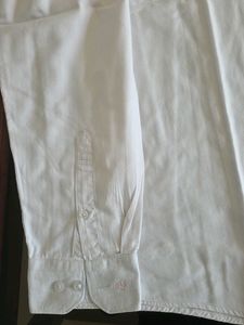 Classic White Men's Dress Shirt
