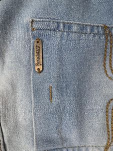 Light Wash Denim Mini Skirt