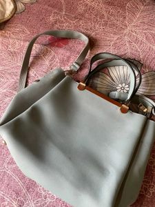 light sky blue colour purse