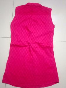 DJ &amp; C Hot Pink Sleeveless Tunic Top
